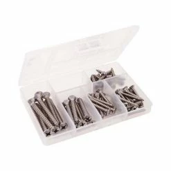 Fasteners Watersnake Pan Flat Head Screw Kit 68Pcs