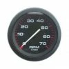 Motor Accessories Veethree Black Amega Tachometer 7000 RPM 1 Motor Accessories Veethree Black Amega Tachometer 7000 RPM -Boat Motors Official Shop BCF 629560 hi res