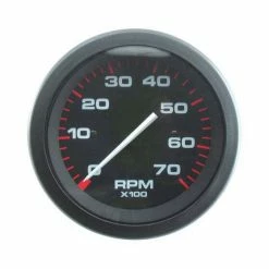 Motor Accessories Veethree Black Amega Tachometer 7000 RPM