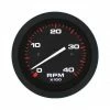Motor Accessories Veethree Black Amega Tachometer 4000 RPM -Boat Motors Official Shop BCF 629561 hi res
