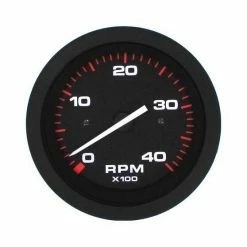 Motor Accessories Veethree Black Amega Tachometer 4000 RPM