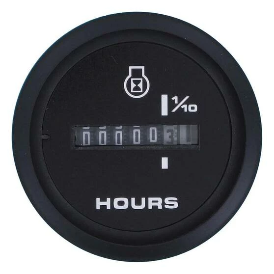 Motor Accessories Veethree Black Amega Hourmeter 3 Motor Accessories Veethree Black Amega Hourmeter