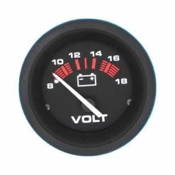 Motor Accessories Veethree Black Amega Voltmeter