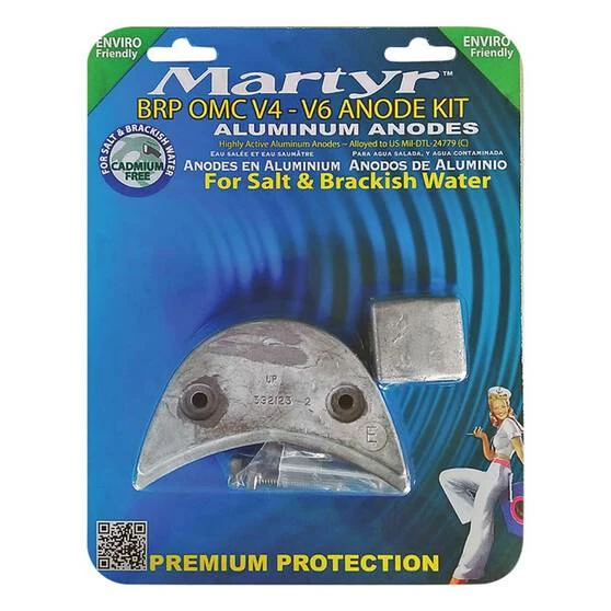 Motor Accessories Titan Alloy Evinrude/ Johnson Anode Kit, OMC V4-V6 3 Motor Accessories Titan Alloy Evinrude/ Johnson Anode Kit, OMC V4-V6
