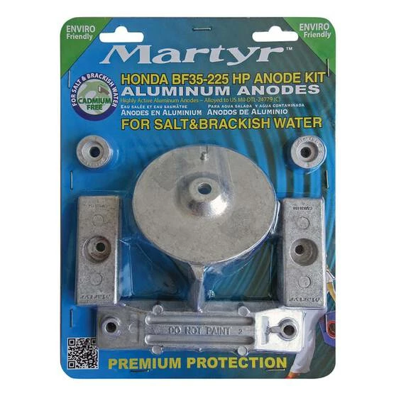 Motor Accessories Titan Alloy Honda Anode Kit- BF35-225HP 3 Motor Accessories Titan Alloy Honda Anode Kit- BF35-225HP