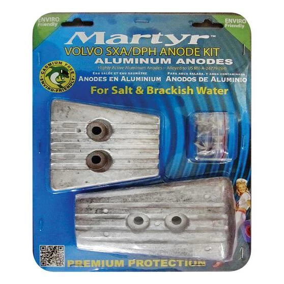 Motor Accessories Titan Alloy Volvo Anode Kit, SX-A/DPS 3 Motor Accessories Titan Alloy Volvo Anode Kit, SX-A/DPS